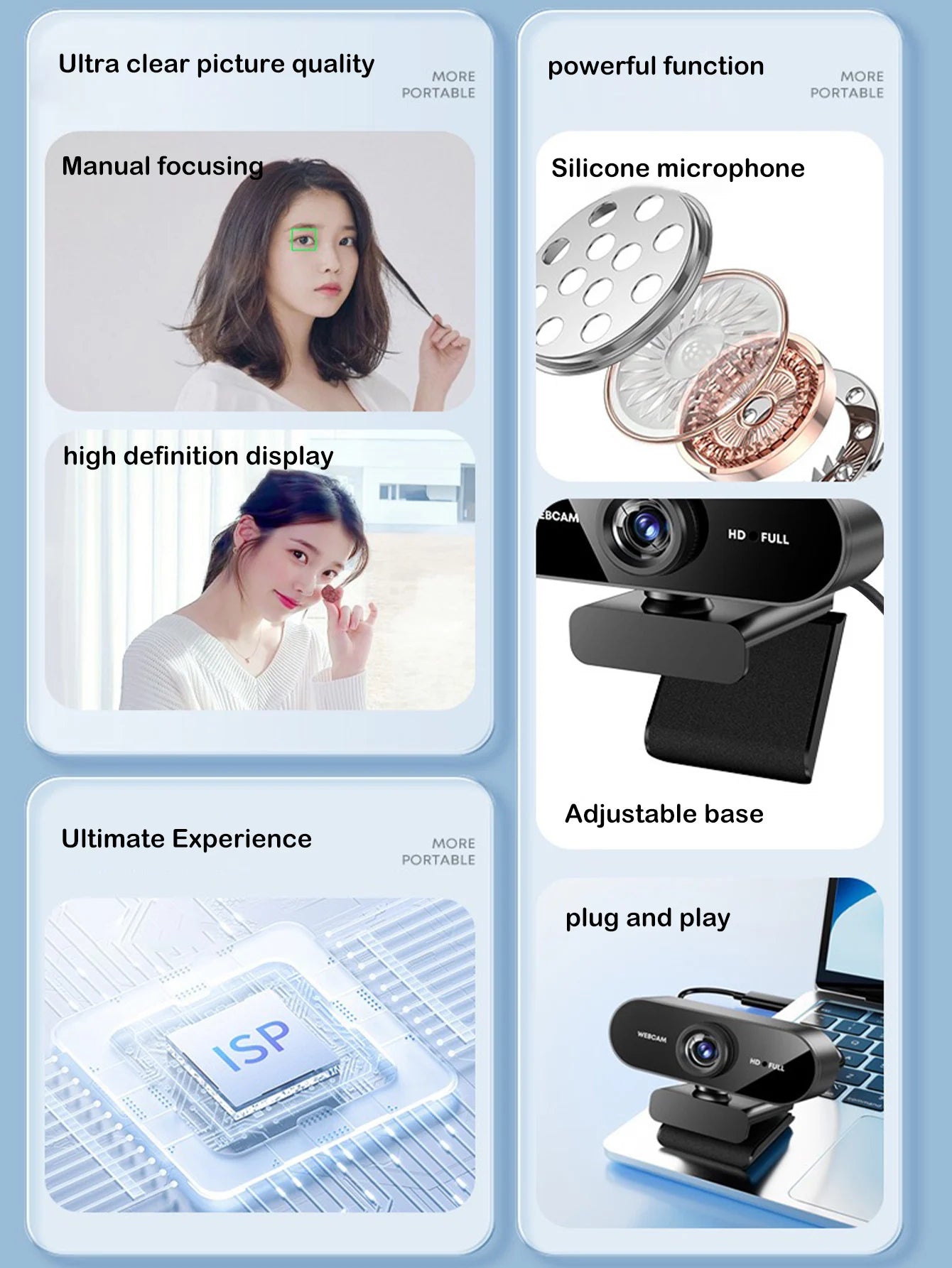 Professional 1080P HD USB Webcam