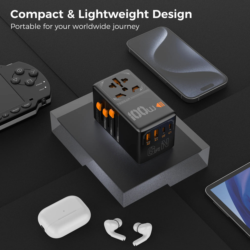 GaN Fast Charging Travel Adapter