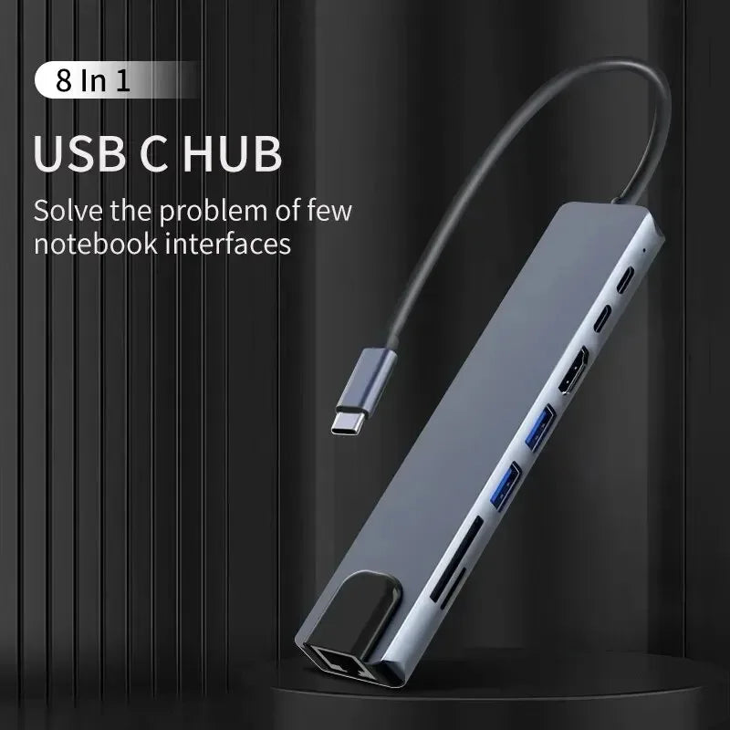 USB-C Hub 8-in-1