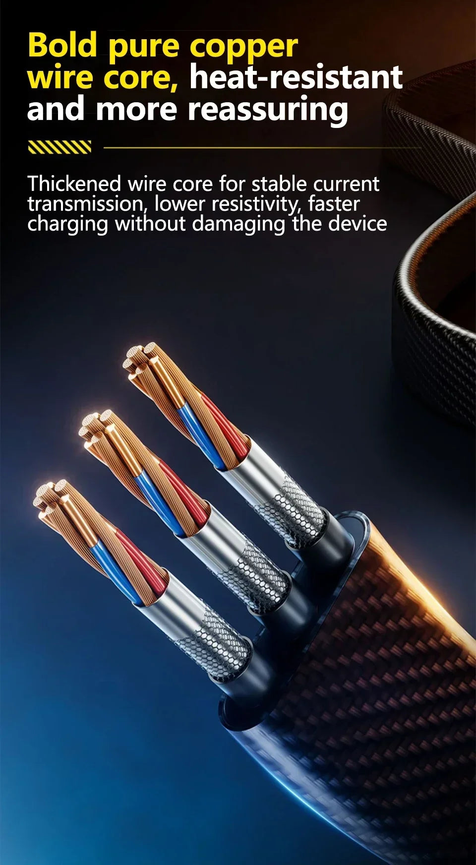 4 in 1 Mecha Fast Charging Data Cable