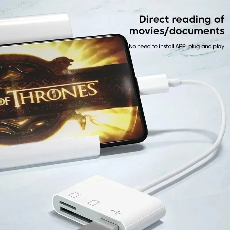 USB Type-C 3-in-1 Multi-Port Hub & Memory Card Reader