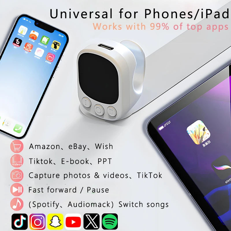 TikTok Scrolling Ring Remote Control