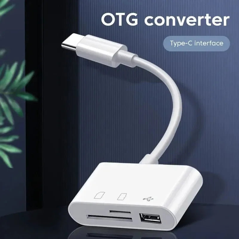 USB Type-C 3-in-1 Multi-Port Hub & Memory Card Reader