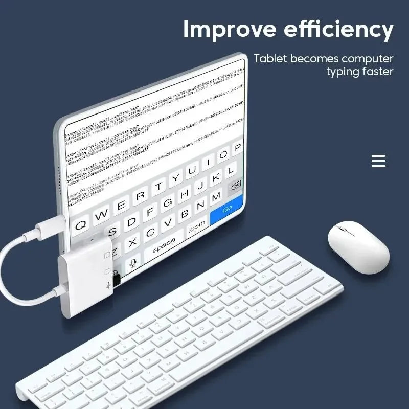 USB Type-C 3-in-1 Multi-Port Hub & Memory Card Reader