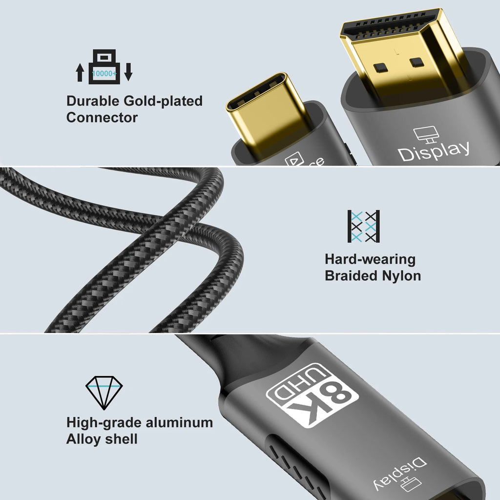 USB C to HDMI Cable for TV
