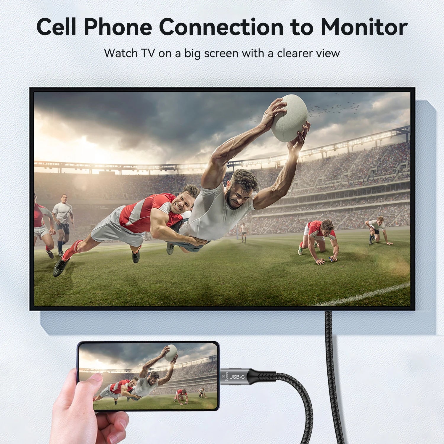 USB C to HDMI Cable for TV