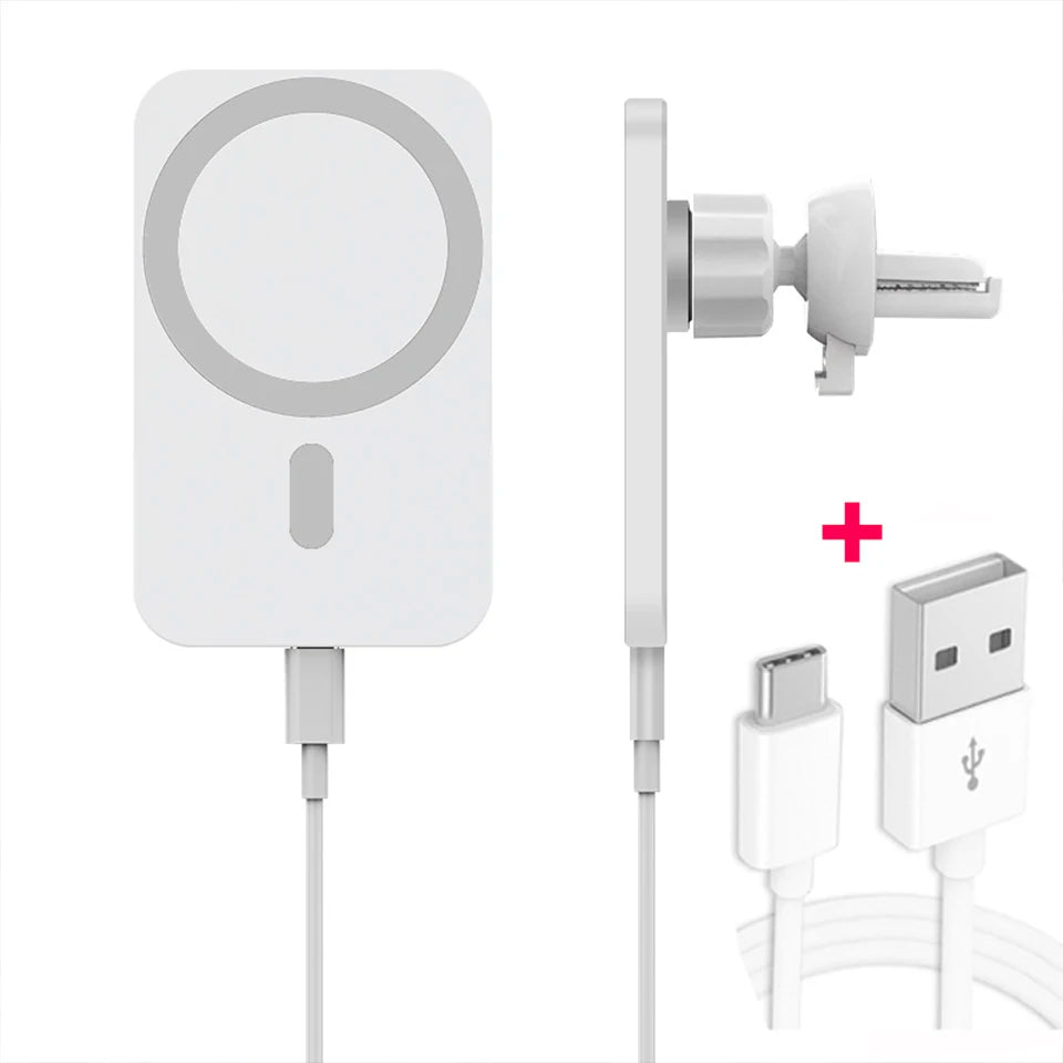 Magnetic Wireless Car Charger for iPhone