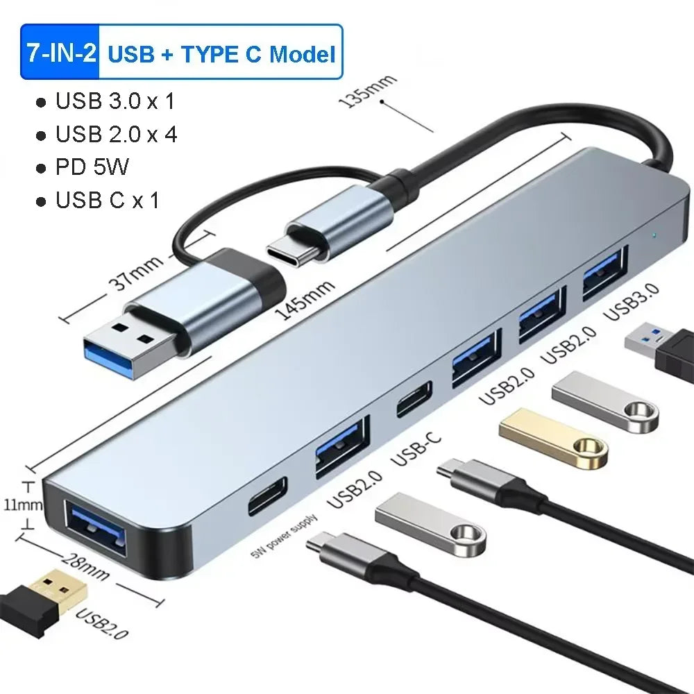 USB-C Hub 8-in-1