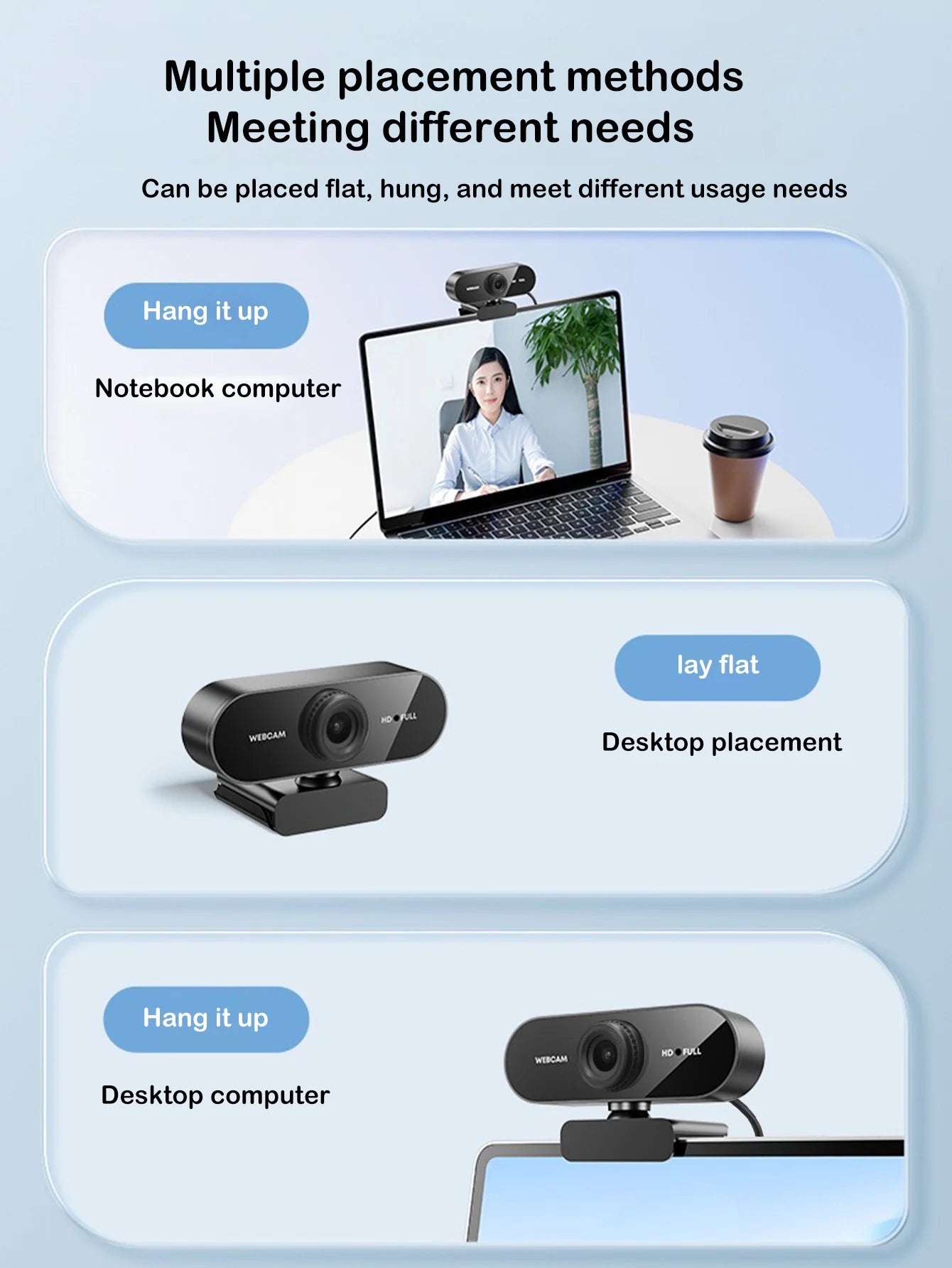 Professional 1080P HD USB Webcam