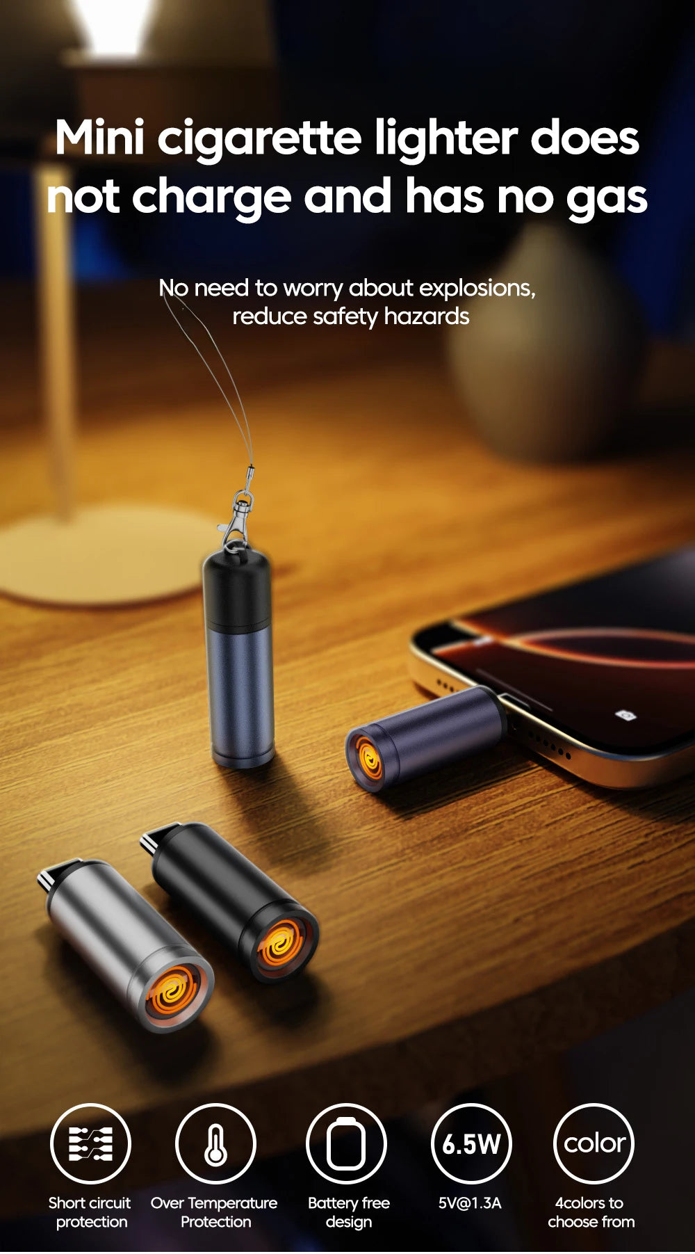 Type-C Mobile Cigarette Lighter