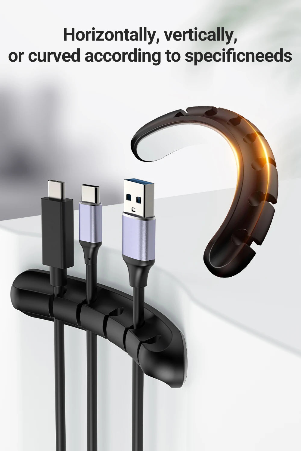 Adhesive Cable Holder Clips