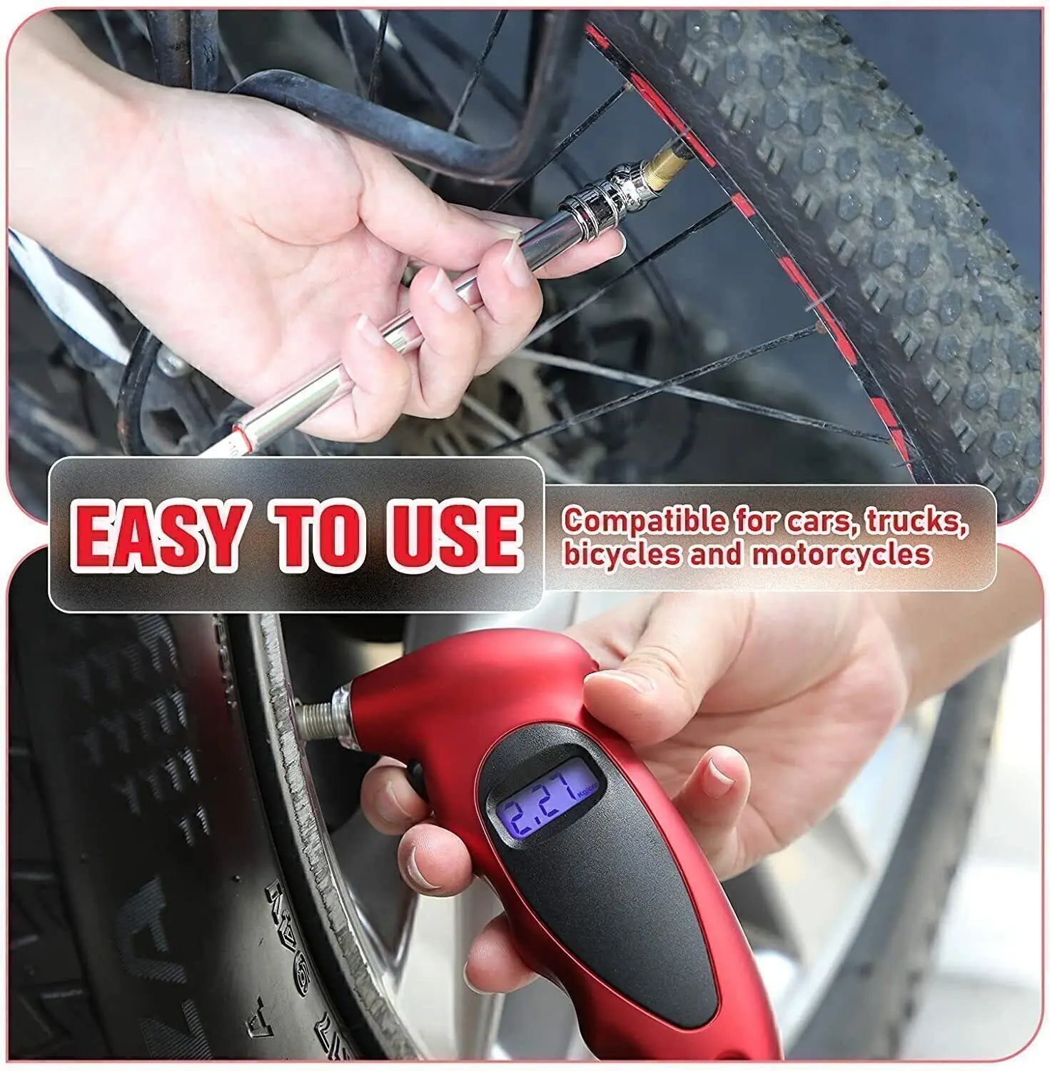 LCD Digital Tyre Pressure Gauge