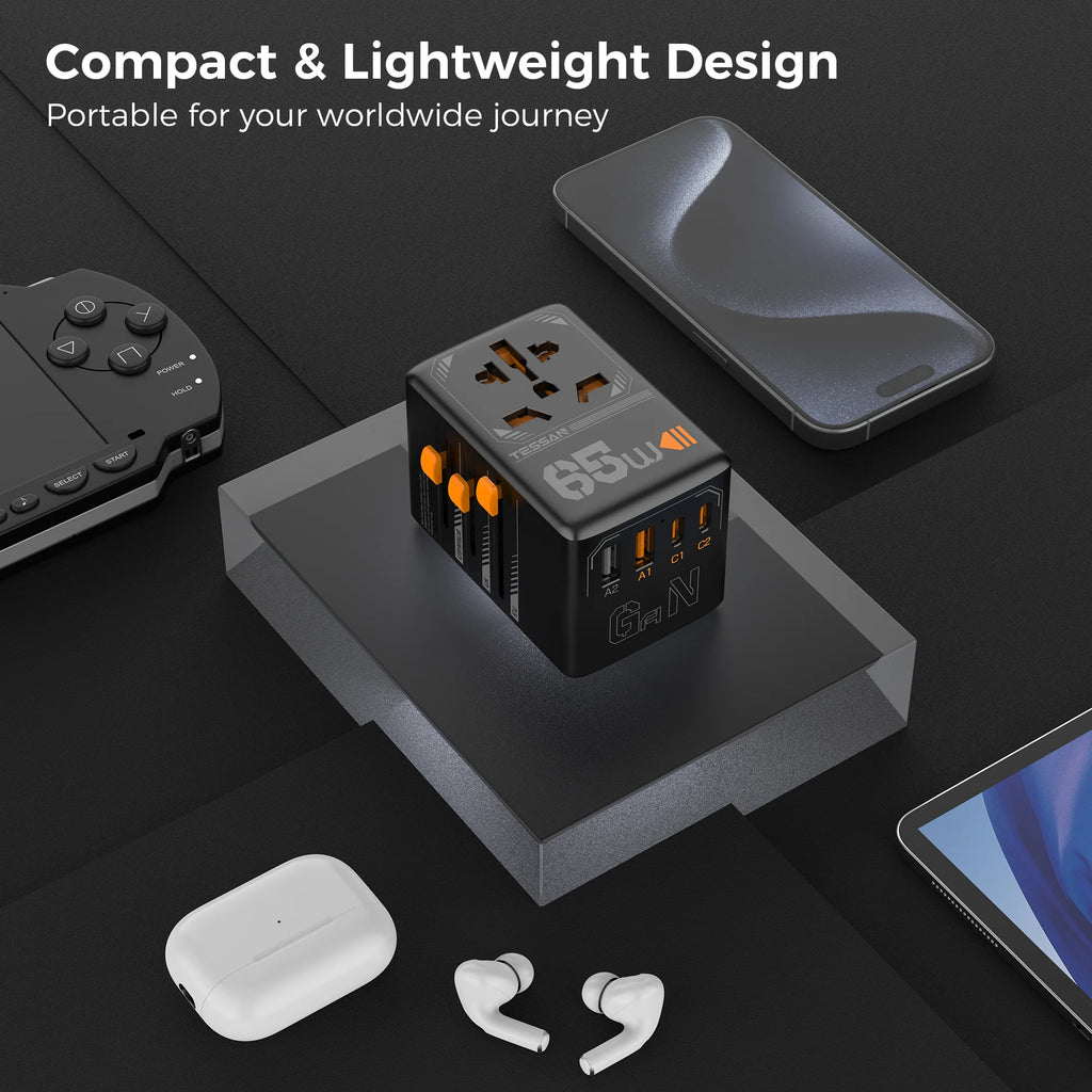 GaN Fast Charging Travel Adapter
