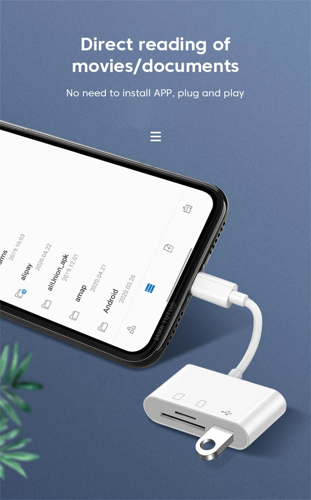USB Type-C 3-in-1 Multi-Port Hub & Memory Card Reader