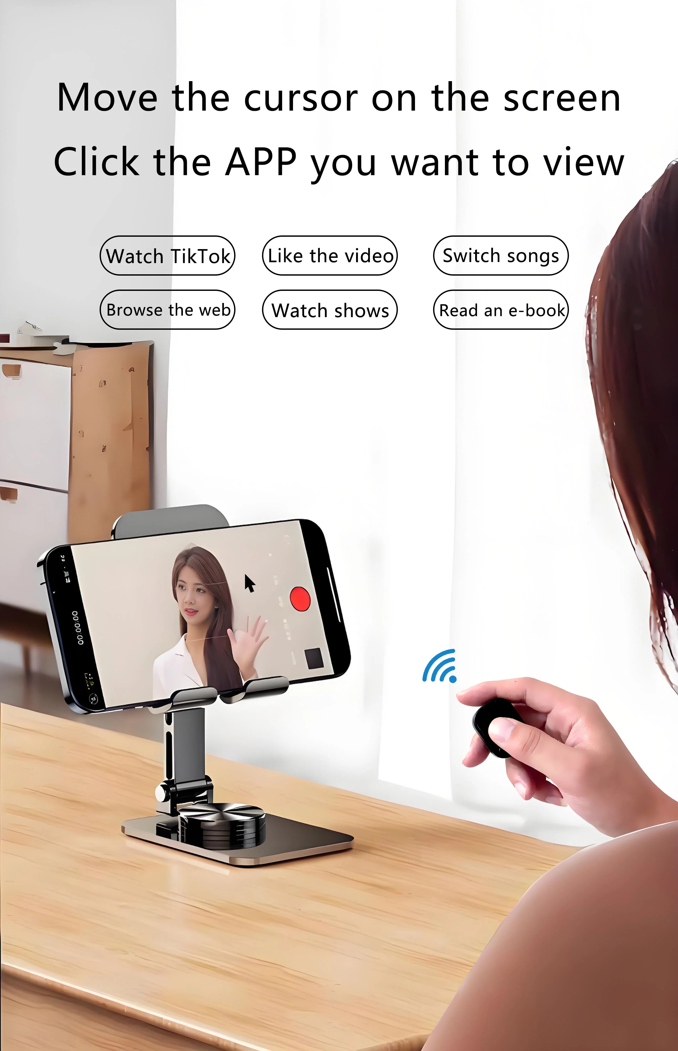 TikTok Scrolling Ring Remote Control
