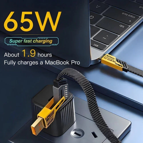 4 in 1 Mecha Fast Charging Data Cable