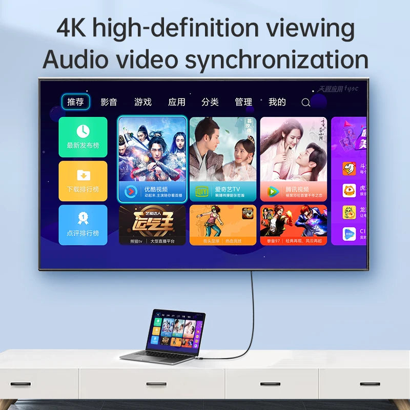 USB C to HDMI Cable for TV