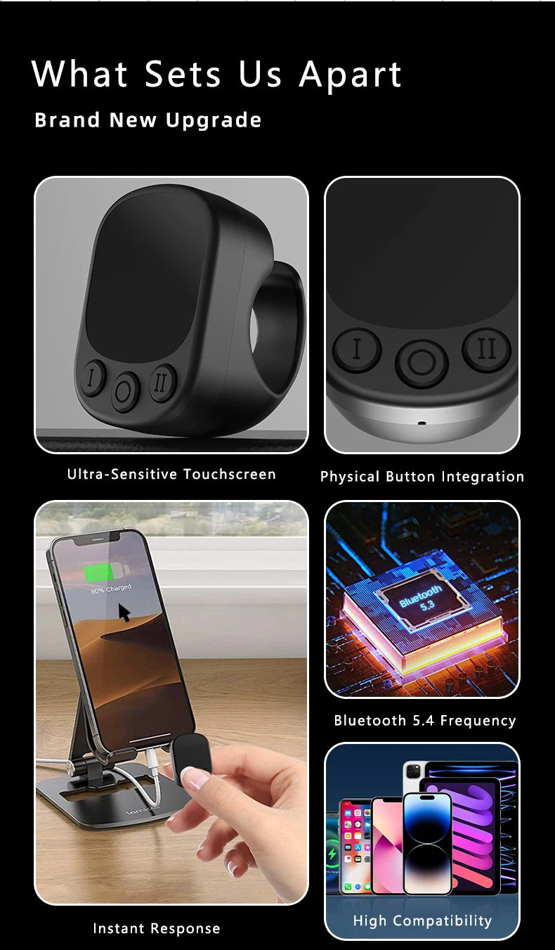 TikTok Scrolling Ring Remote Control