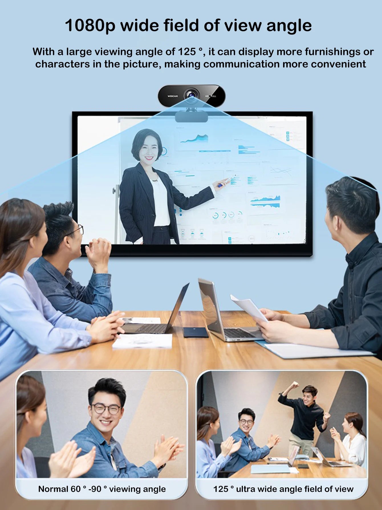 Professional 1080P HD USB Webcam