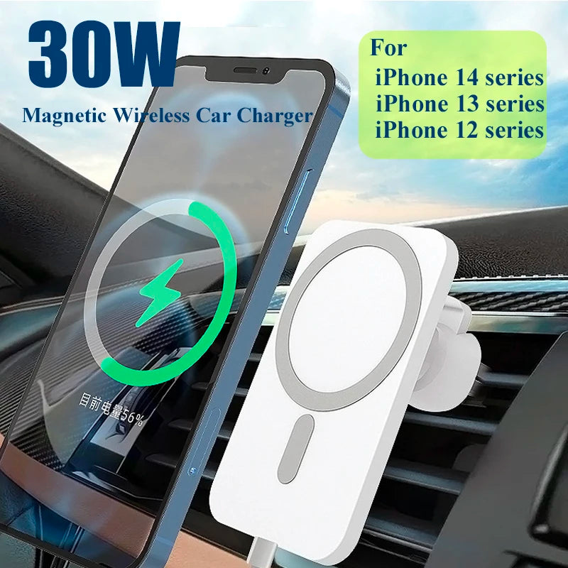 Magnetic Wireless Car Charger for iPhone