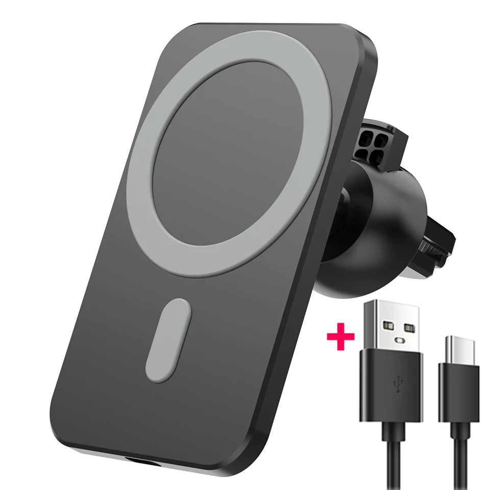 Magnetic Wireless Car Charger for iPhone