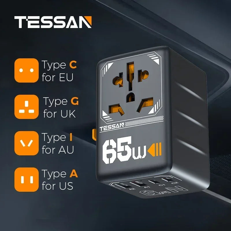 GaN Fast Charging Travel Adapter
